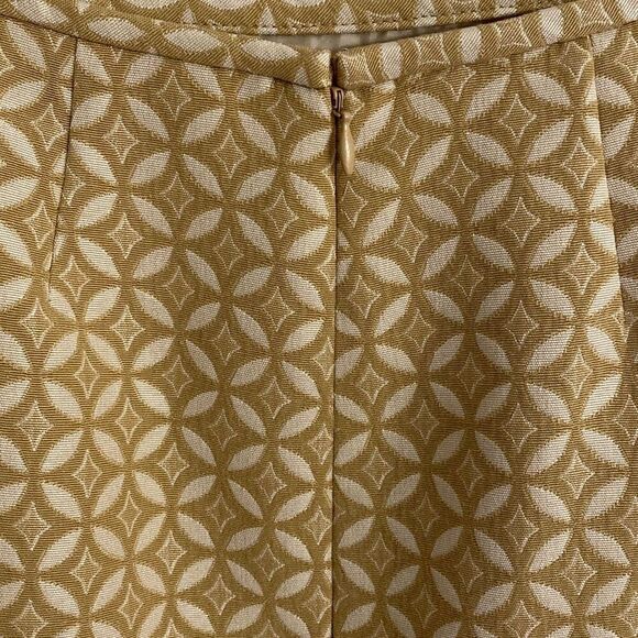 Le Suit gold/beige pencil skirt size 4P - Picture 7 of 10